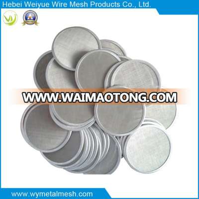 Stainless Steel Filter Mesh in Round Sheet