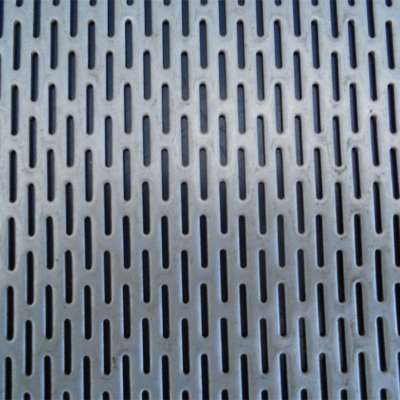 Perforated Metal Sheet with Oblong Hole