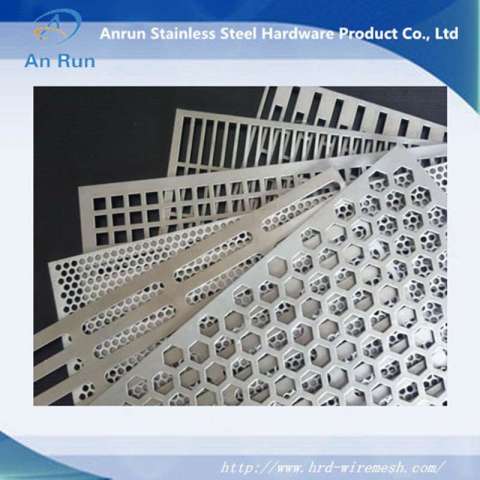 Perforated Metal with Special Types, Stainless Steel Architectural Perforated Metal