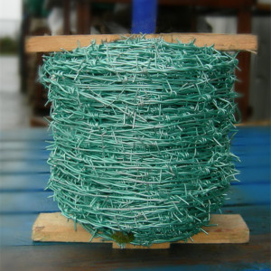 2mm Wire 25kg/Coil PVC Coated Barbed Wire