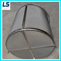 Filter Tube in Stainless Steel Wire Mesh and Perforated Metal